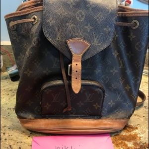 Louis Vuitton montesouris backpack pm good shape